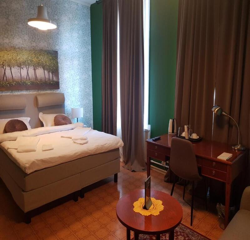 Hotellrum med vacker utsikt och komfort på Appelberg Hotel i Sollefteå