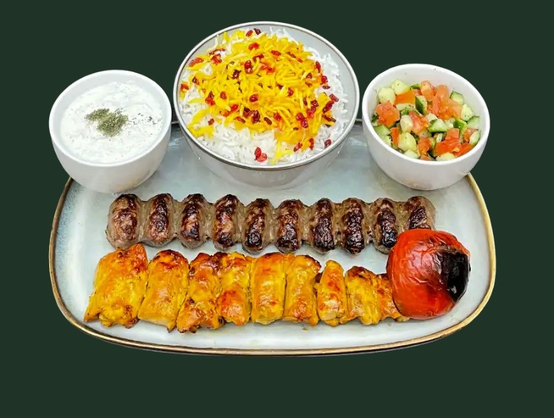 Kolgrillade persiska specialiteter p&aring; Restaurang Poneh