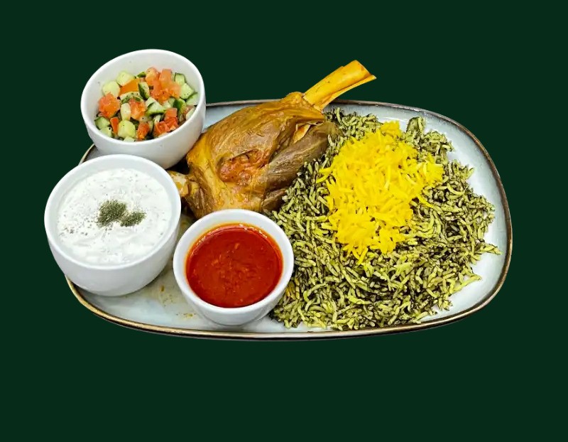 Baghali Polo med lammlägg, dill och bondbönor