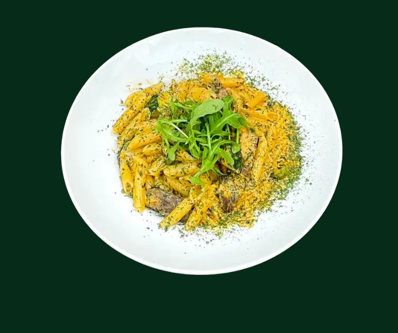 Pasta Maestro med oxfilé, champinjoner och zucchini