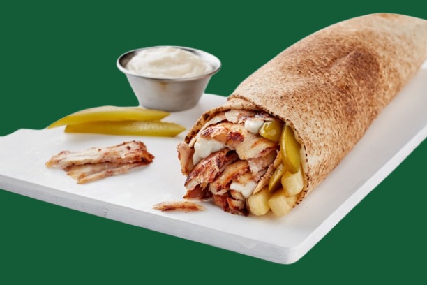 kebab roll sandwich